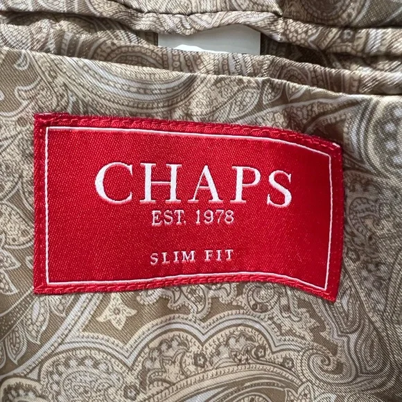 CHAPS Camel Corduroy Blazer | Ralph Lauren Western Chic | Boyfriend Fit | 42R - Picture 4 of 7